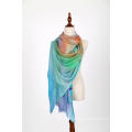 New coming custom design dream house cashmere scarf for lady on sale